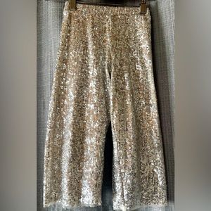Zara kids sequin pants .